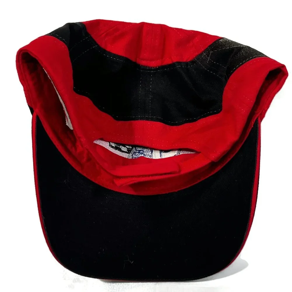 CTC Pole‎ Night Hat Red Adjustable Falcon Headwear Nascar Racing Cap